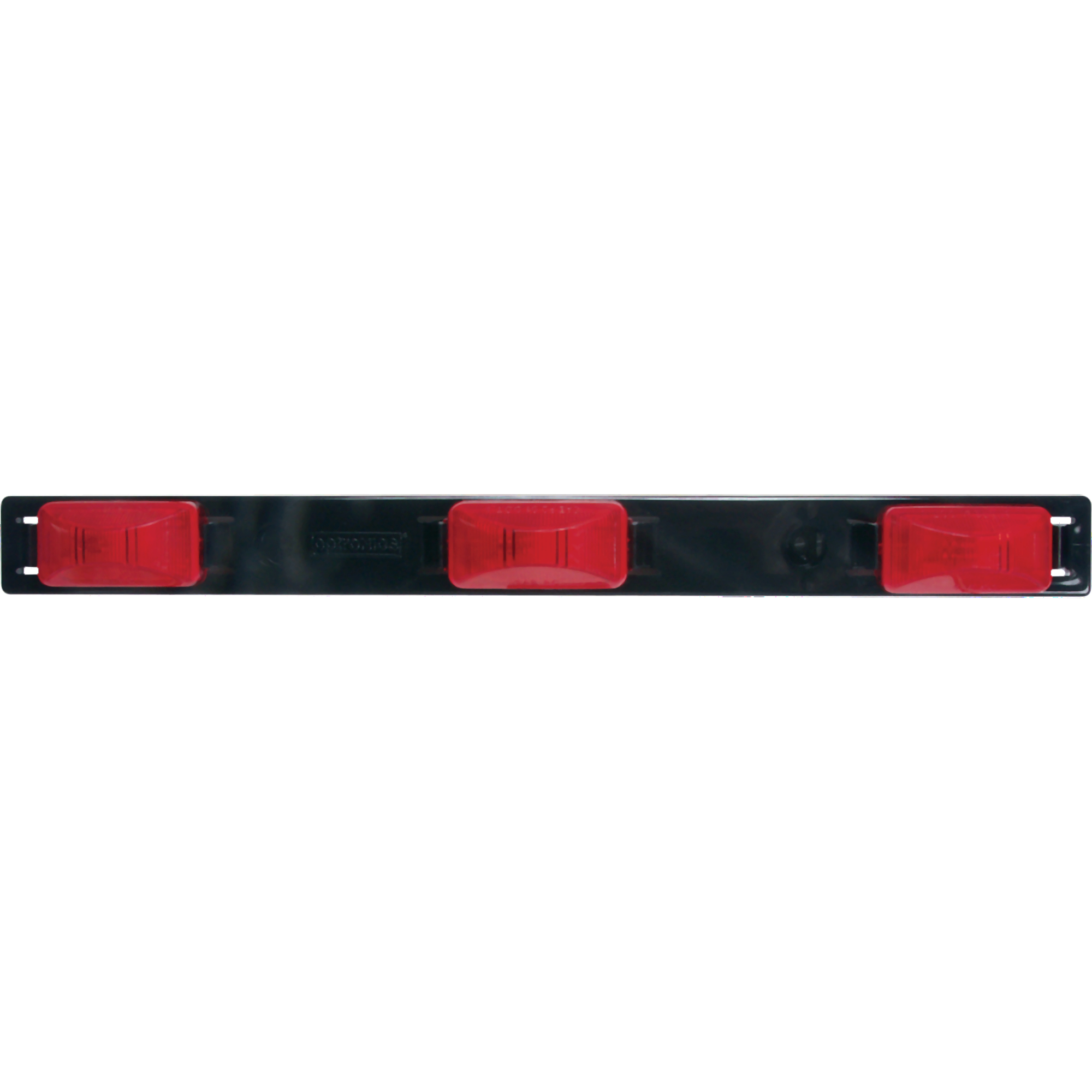 IDENTIFICATION LIGHT BAR W/RED LENS AND BLK BASE